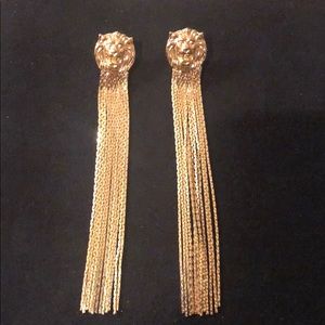 *3 for $20* gold lion earrings